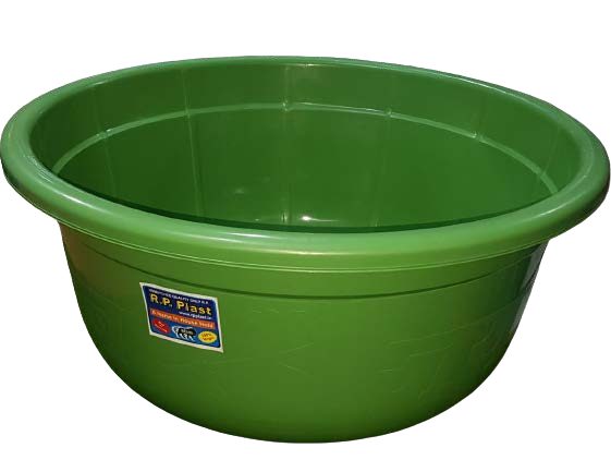 Green Plastic Multipurpose Tub for Washing