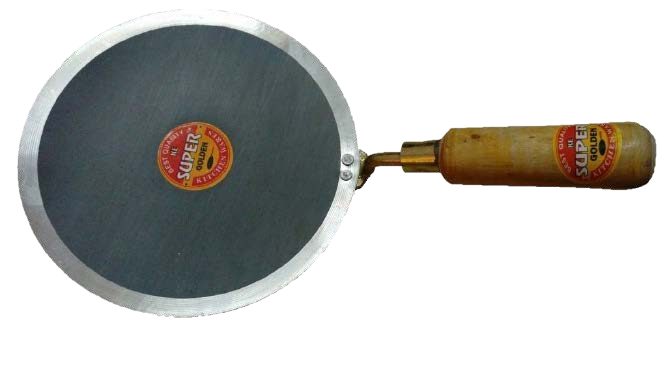 Non-Stick Tawa with Wooden Handle