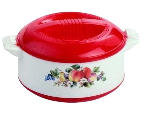 Insulated Casserole Dish with Fruit Design