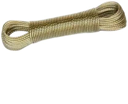 Golden Braided Clothesline Rope for Drying
