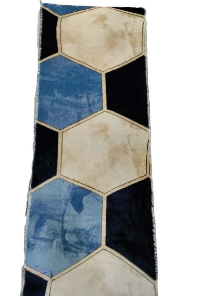 Geometric Patterned Runner Rug for Hallway