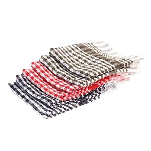 Cotton Checkered Kitchen Cleaning Cloth Set