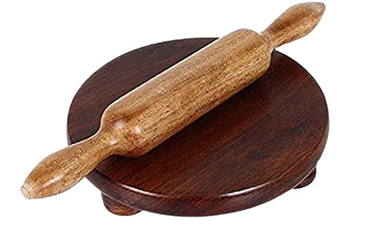 Wooden Rolling Pin and Board Set